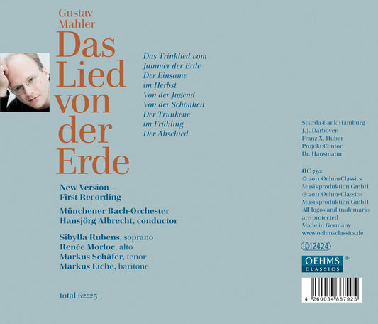 Mahler: Das Lied von der Erde (new version)