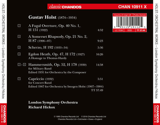 Holst: Orchestral Works