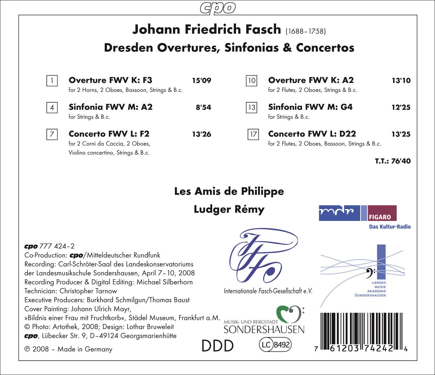 Fasch, J.F.: Chamber Music