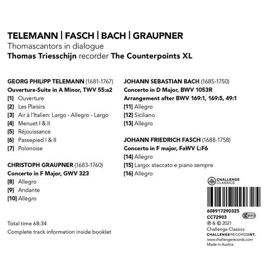 Thomascantors In Dialogue Thomas Triesschijn, Counterpoint Xl
