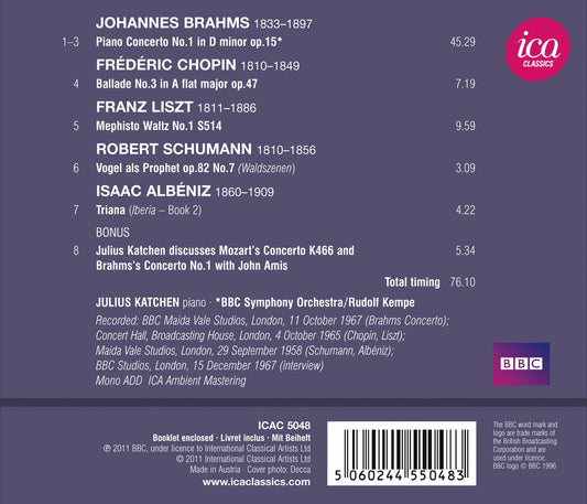 Brahms: Piano Concerto No. 1