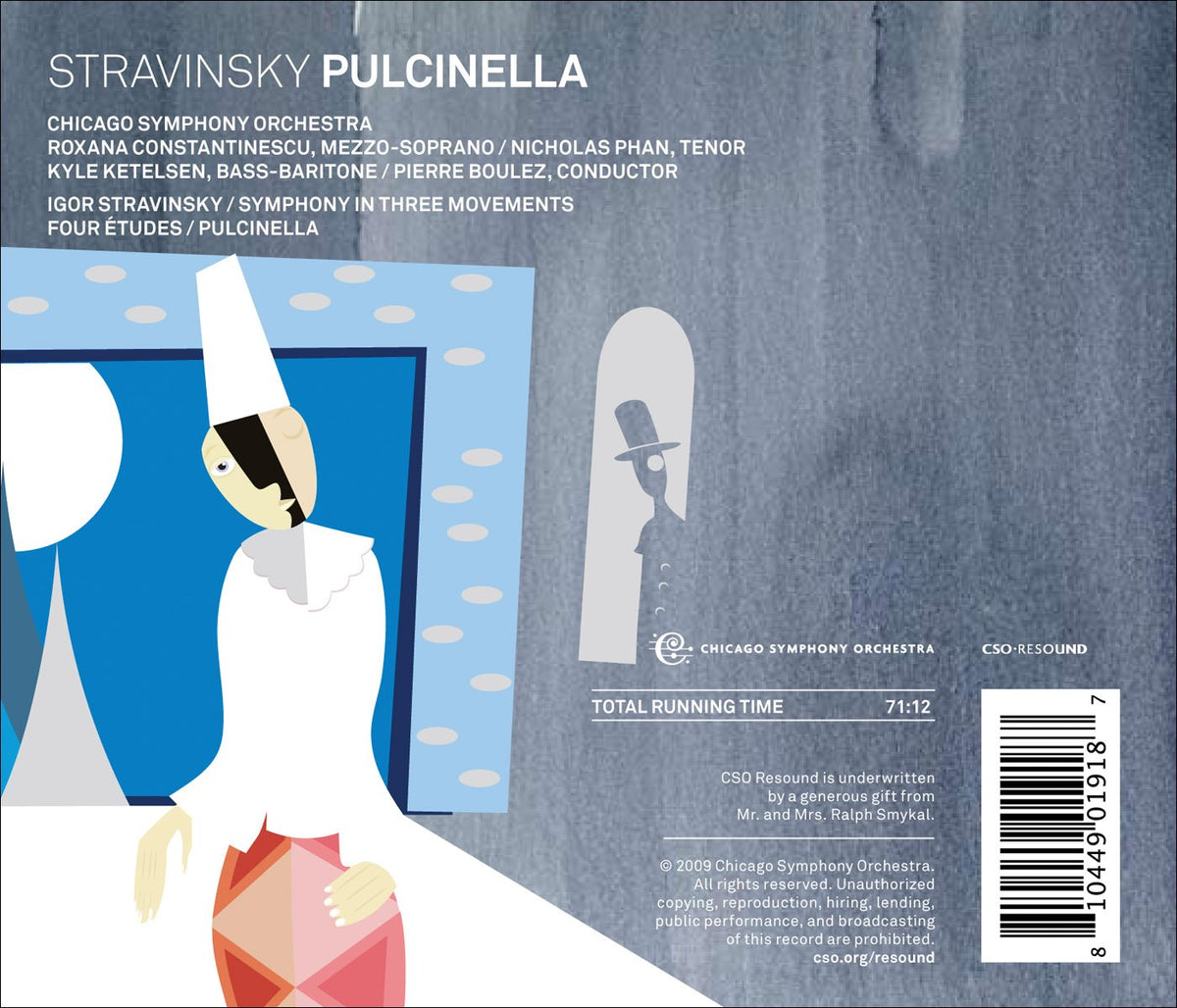 Stravinsky, I.: Pulcinella / Symphony in 3 Movements / 4 Etu