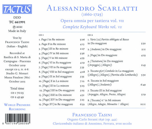 Scarlatti: Complete Keyboard Works, Vol. 7