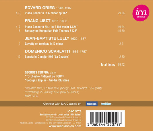 Grieg: Piano Concerto - Liszt: Piano Concerto No. 1