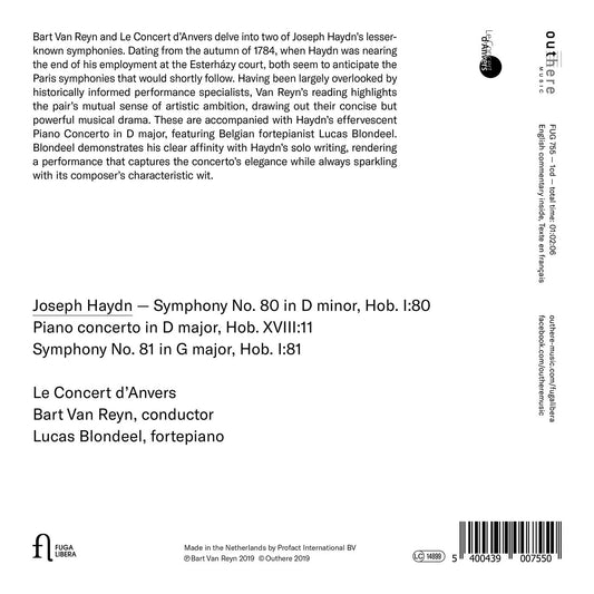 Haydn: Piano Concerto in D major, Symphonies Nos. 80 & 81
