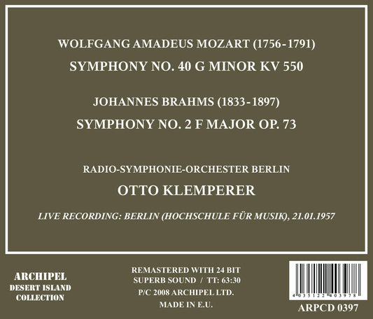 Otto Klemperer live concerto Hochschule für Musik Berlin