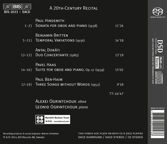 A 20th-Century Recital