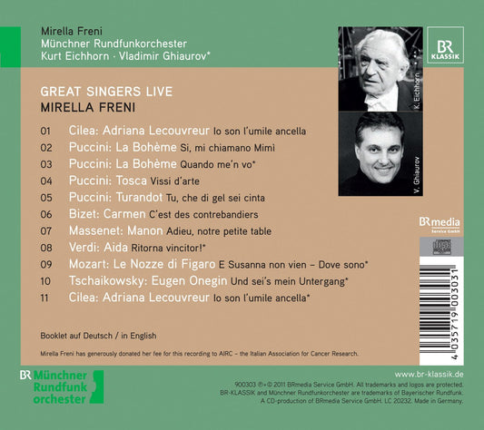 Great Singers Live: Mirella Freni
