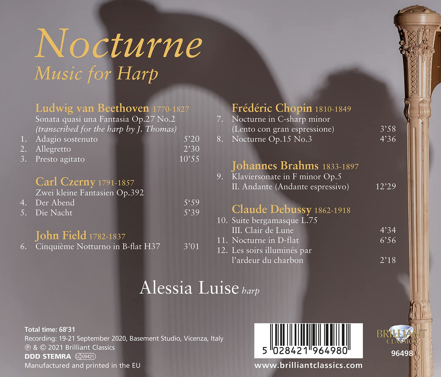 Nocturne: Music for Harp