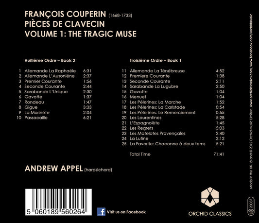 Couperin: Pieces de clavecin, Vol. 1