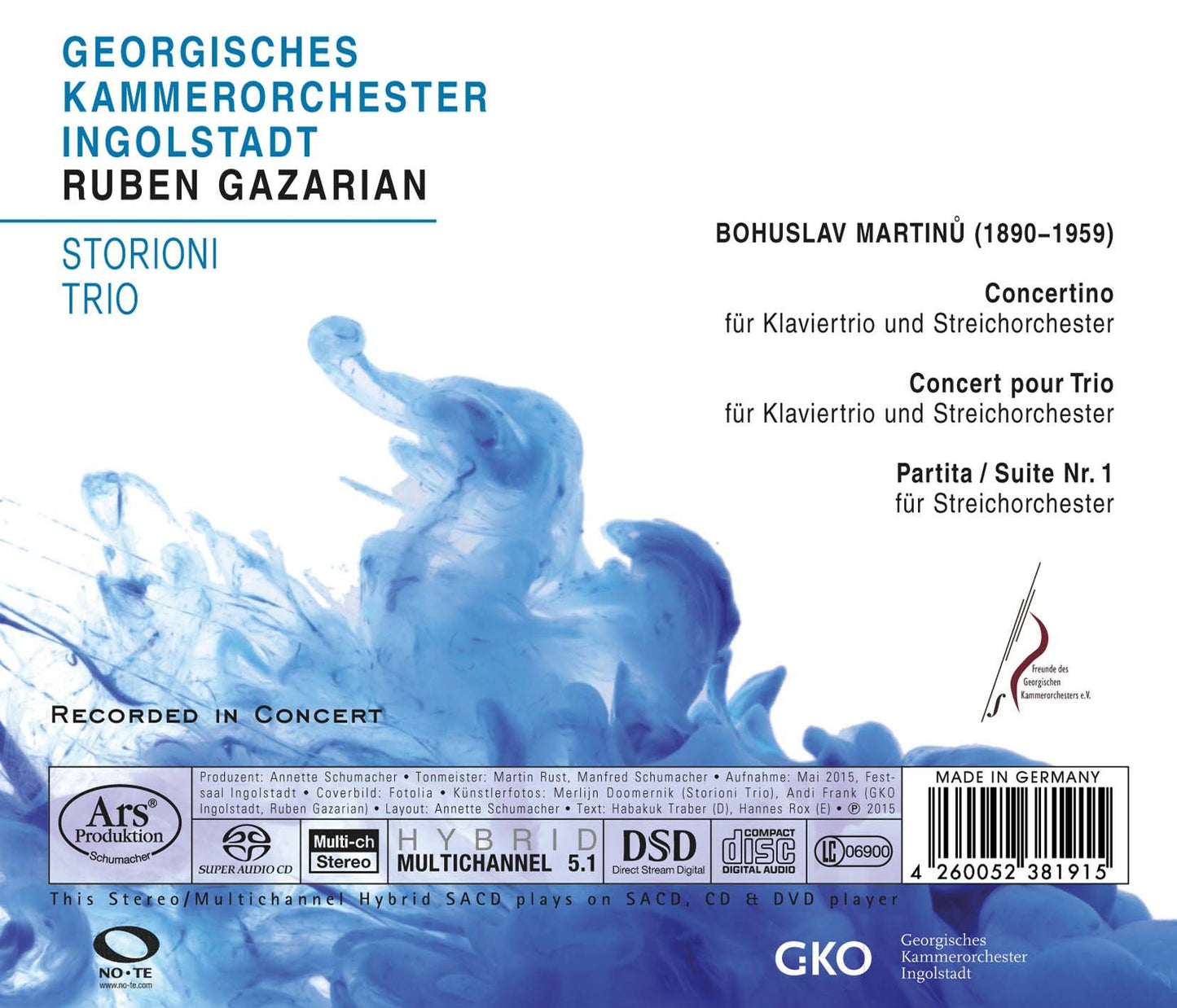 Martinu: Orchestral Works