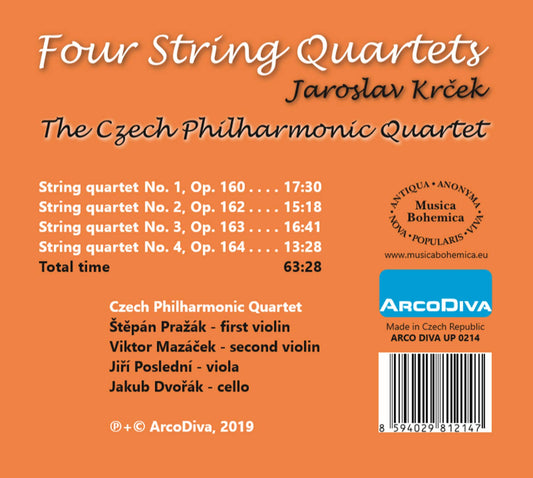 Krcek: Four String Quartets