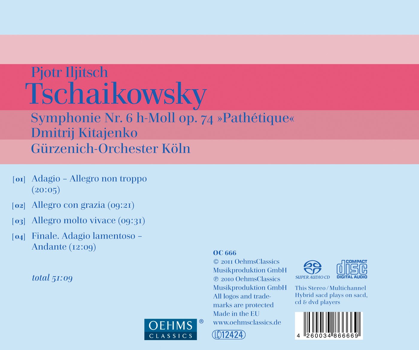 Tschaikowsky: Symphonie Nr. 6, 'Pathétique'