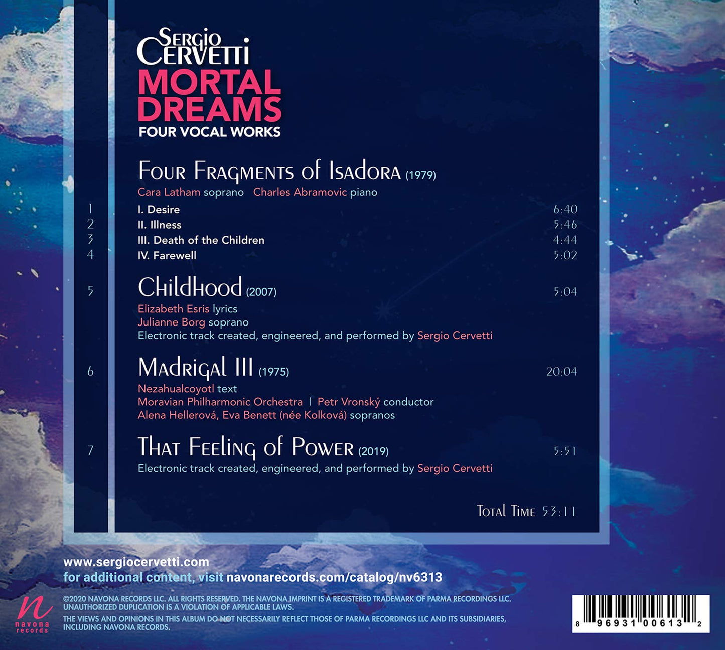 Cervetti, S.: Mortal Dreams