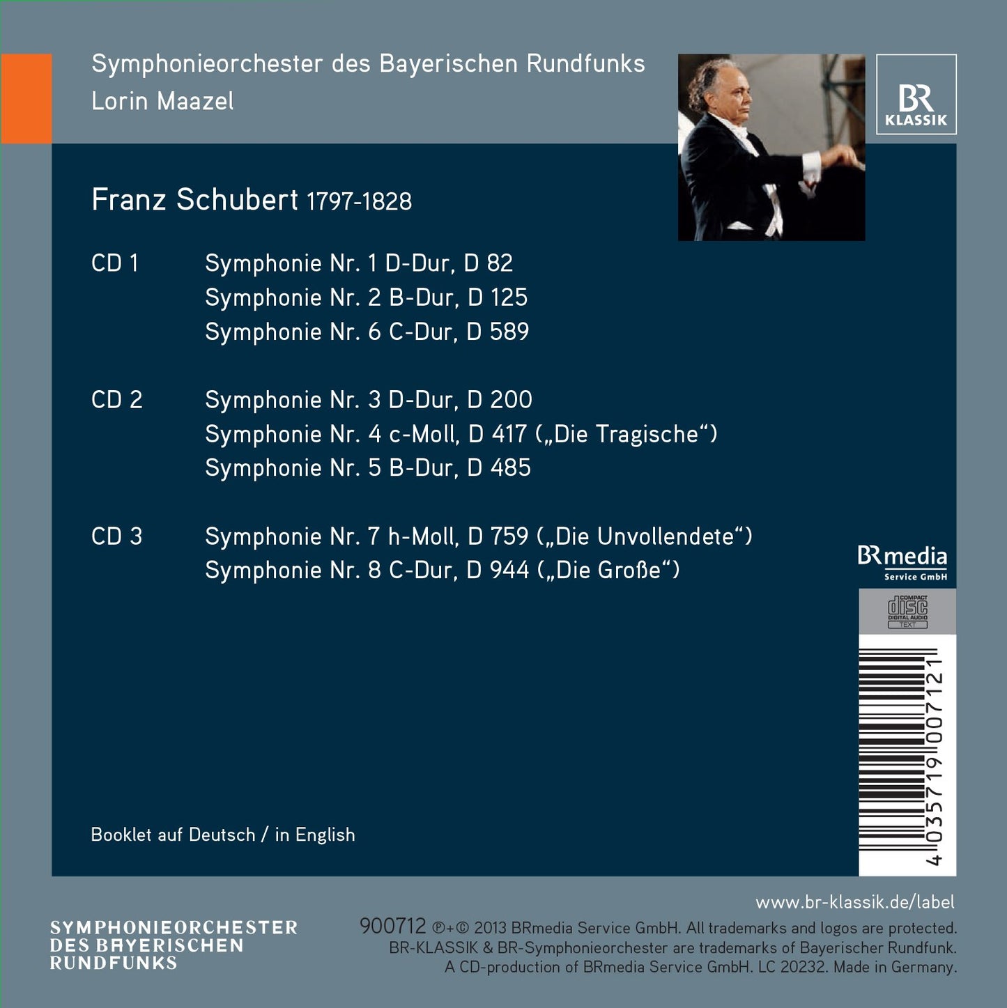 Schubert: Symphonien 1-8