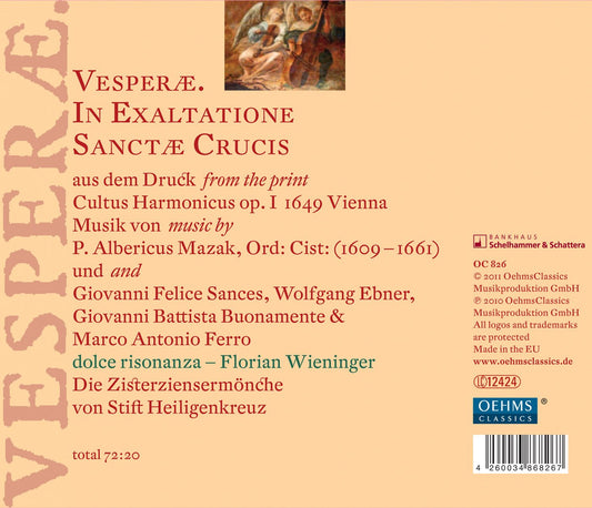 Vesperae: Baroque Vespers at Stift Heiligenkreuz