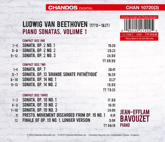 Beethoven: Piano Sonatas, Vol. 1