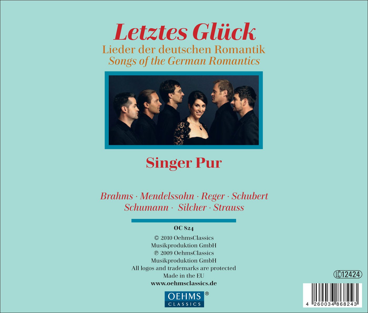 Letztes Glück: Songs of German Romantics