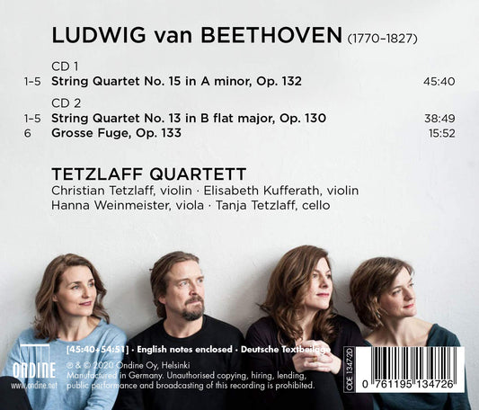 Beethoven: String Quartets Opp. 132 & 130/133
