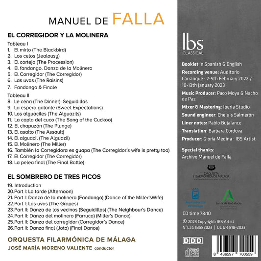 Falla: El Corregidor y la Molinera; El Sombrero de Tres Pico