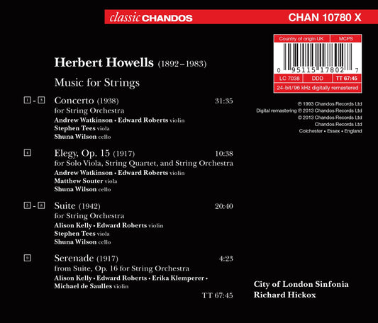 Howells: Music for Strings