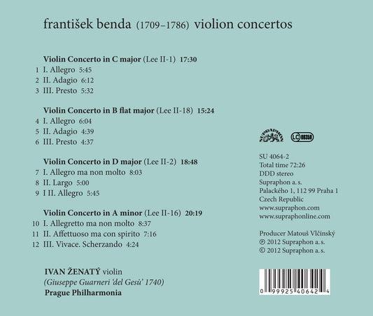 Benda: Violin Concertos