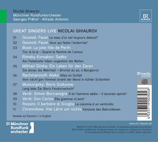 Great Singers Live: Nicolai Ghiaurov