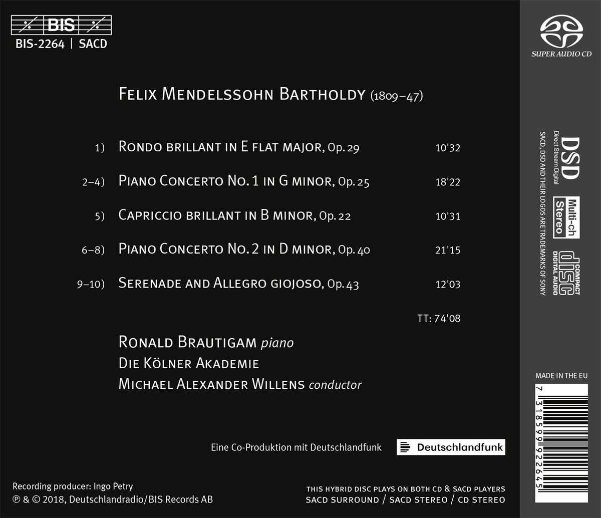 Mendelssohn: Piano Concertos