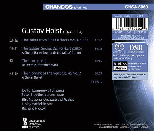 Holst: Orchestral Works, Vol. 1