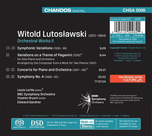 Lutoslawski: Orchestral Works II
