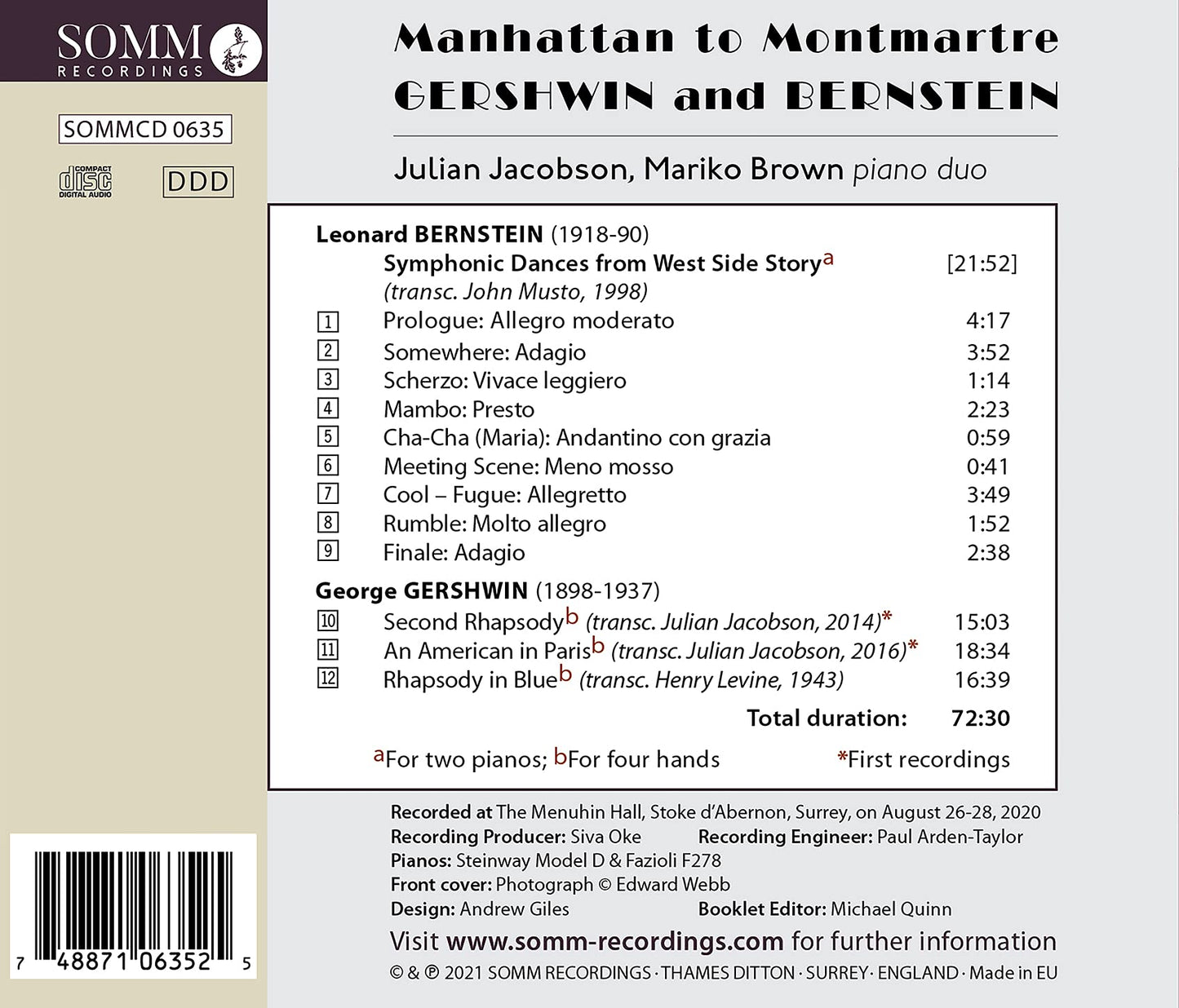 Manhattan to Montmartre