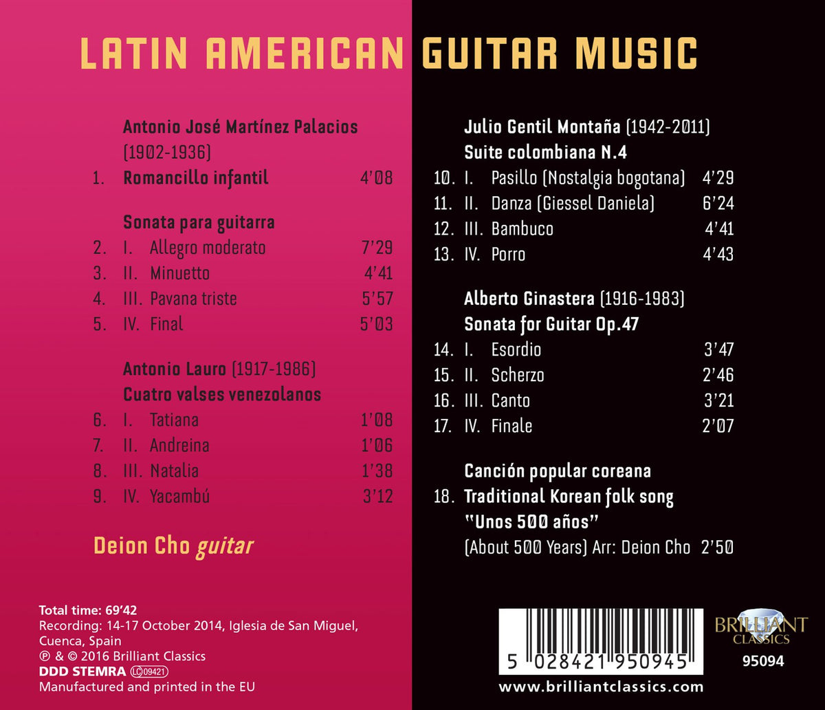 LATIN AMERICAN GUITAR MUSIC