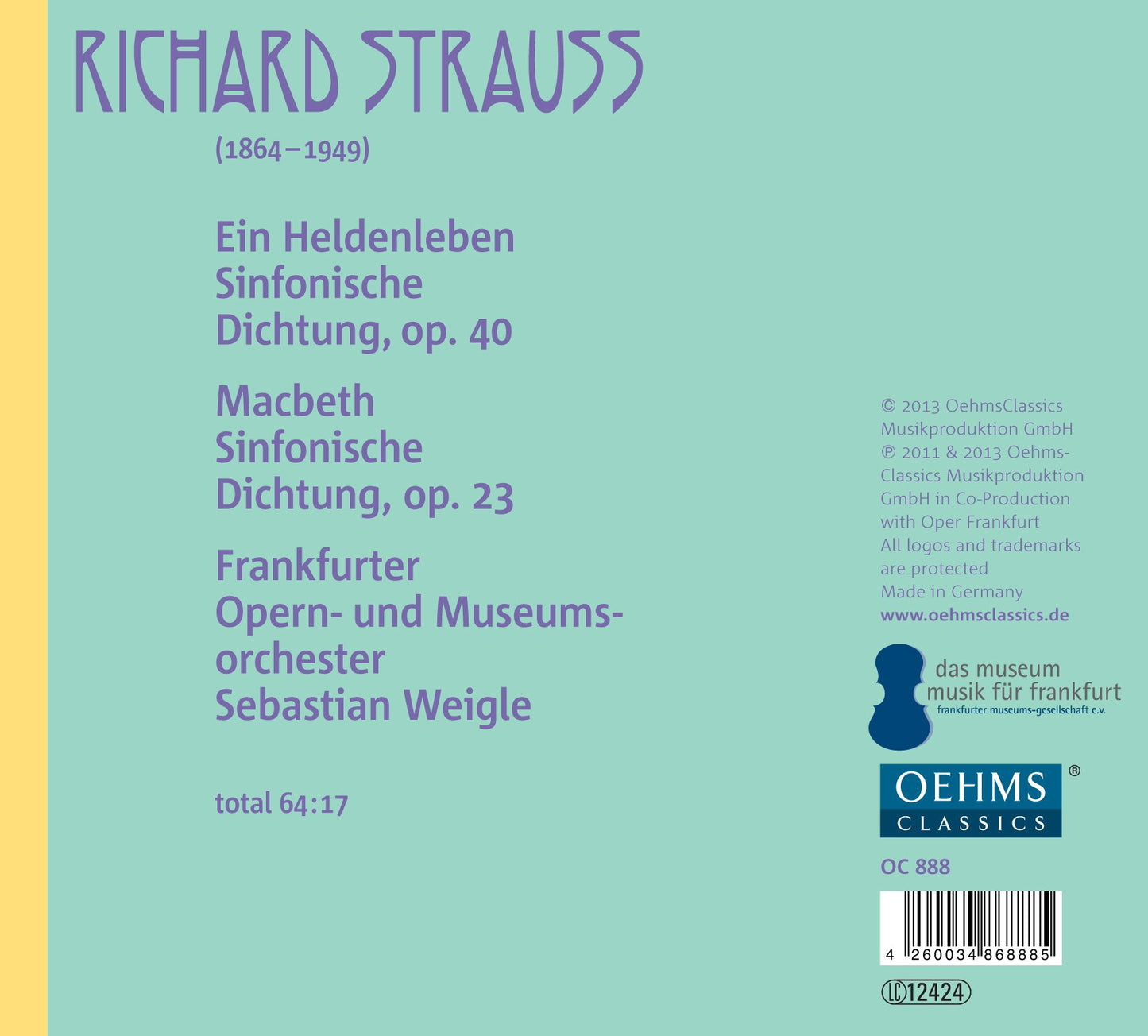 Strauss: Ein Heldenleben & Macbeth