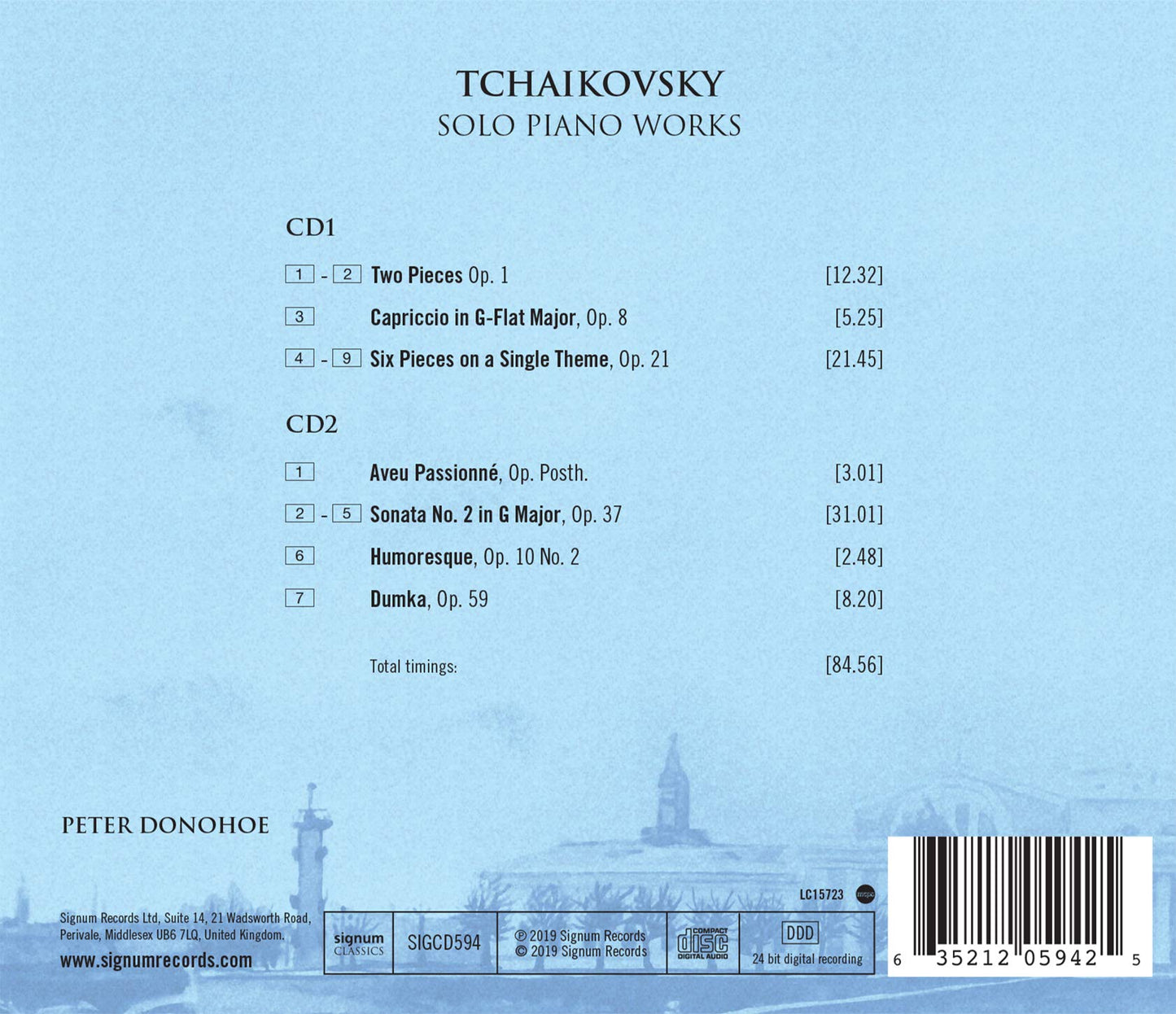 Tchaikovsky: Solo Piano Works