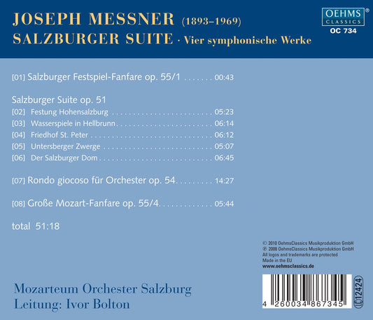 Messner: Salzburger Suite - Vier symphonische Werke
