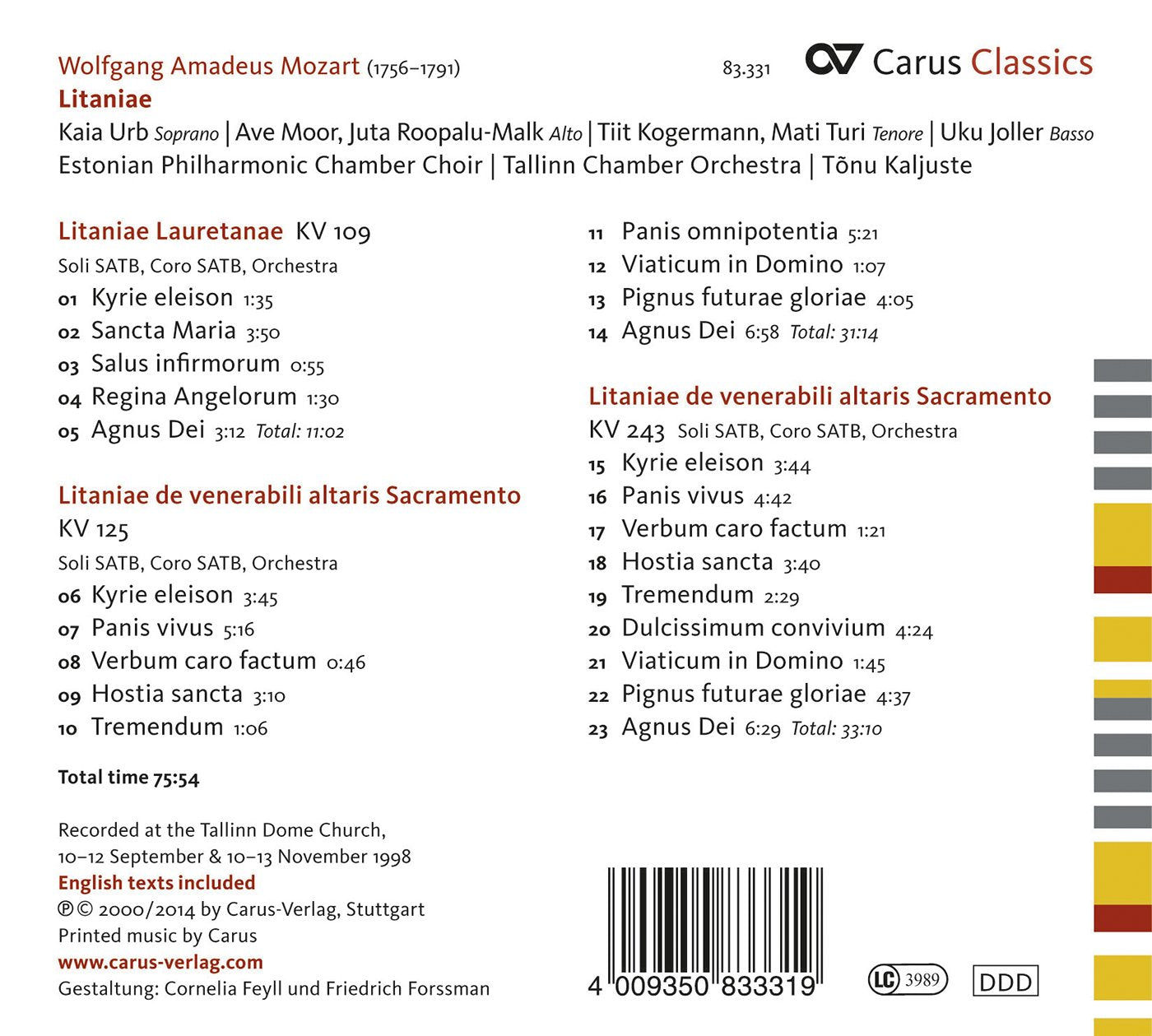 Mozart: Litaniae