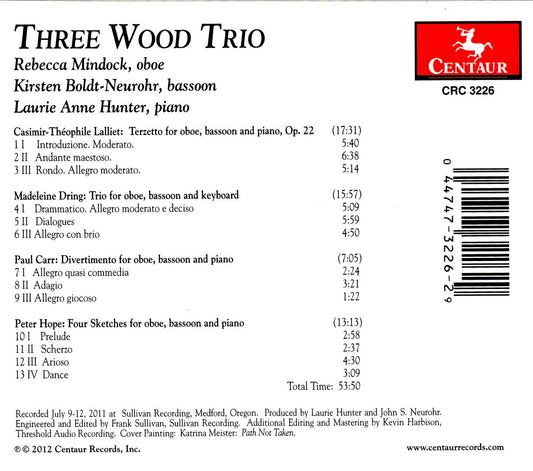 Lalliet, Dring, Carr & Hope: Chamber Works