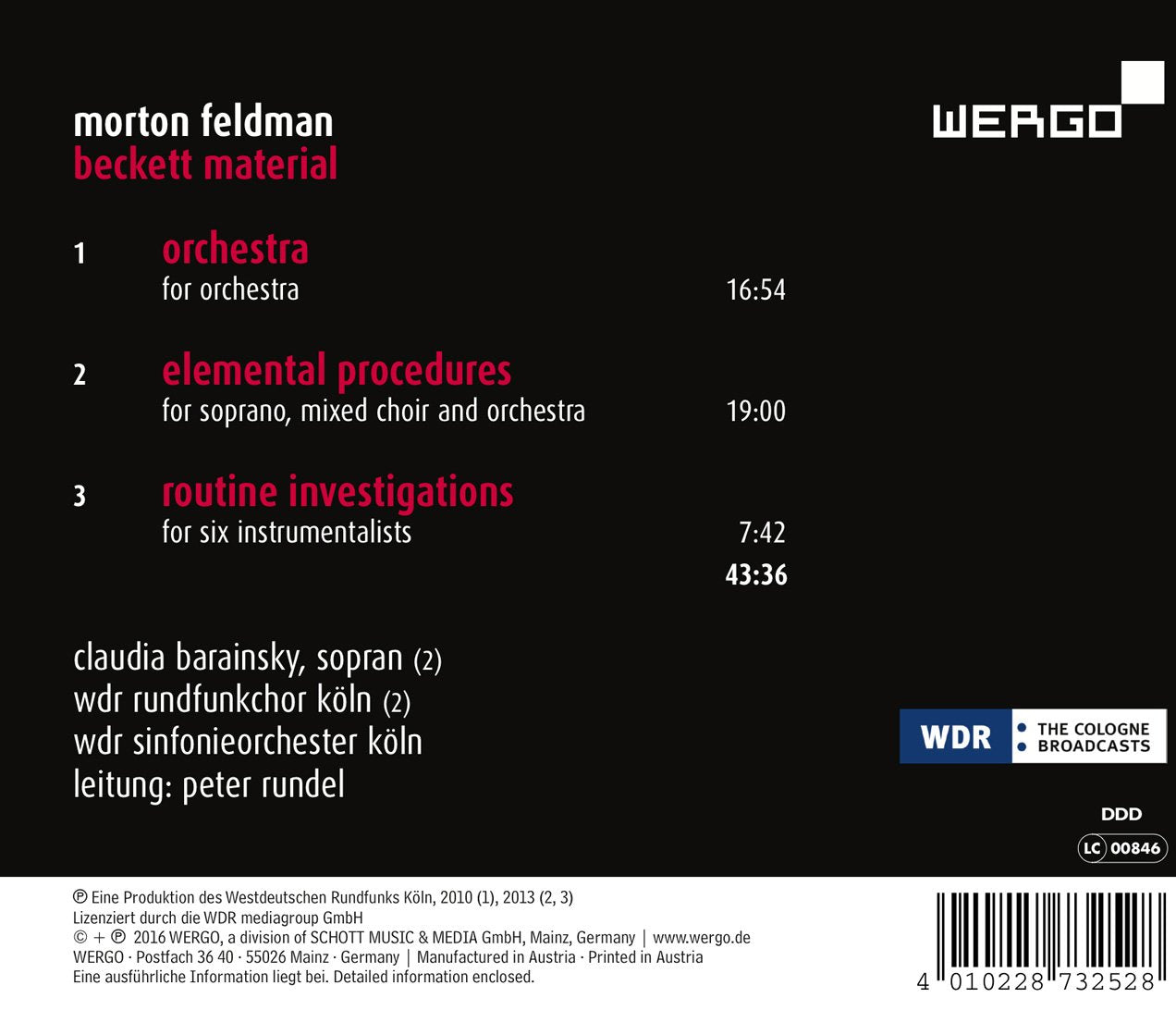 Feldman: Beckett Material