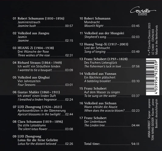 Lindenbaum und Lotosblute - Kunstlieder aus Deutschland und