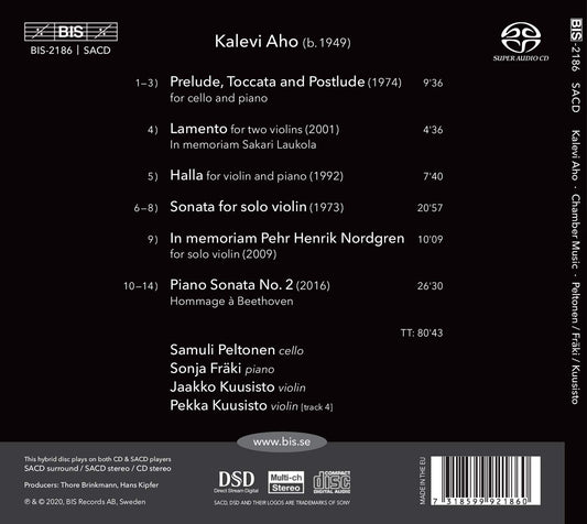 Kalevi Aho: Chamber Music