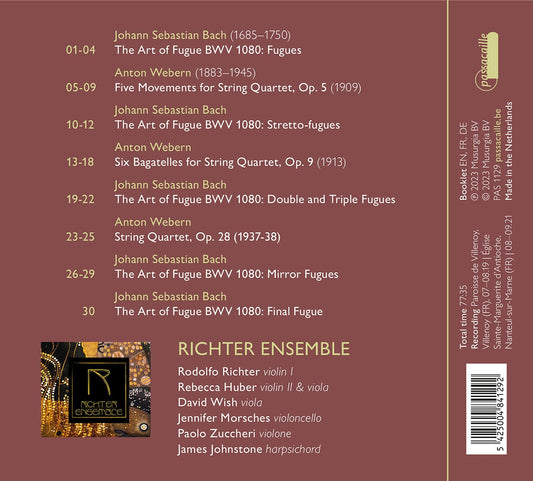 Webern: Complete Published String Quartets; Bach: The Art of