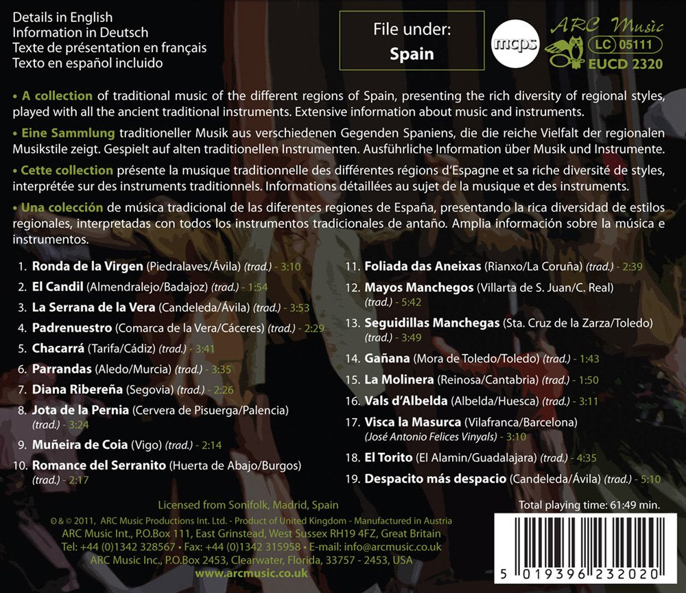 Spain: Songs & Dances