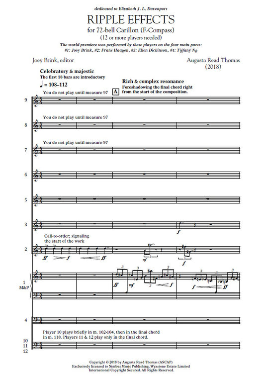 RIPPLE EFFECTS 72-BELL CARILLO