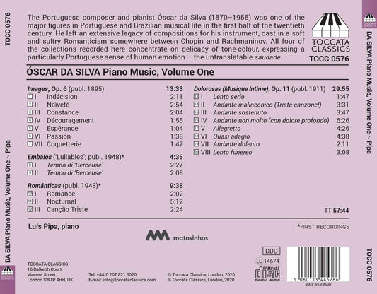 Óscar da Silva: Piano Music, Vol. 1