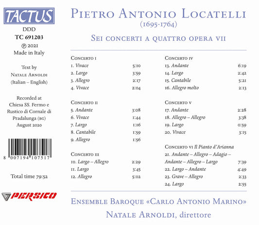 SEI CONCERTI A QUATTRO OPERA