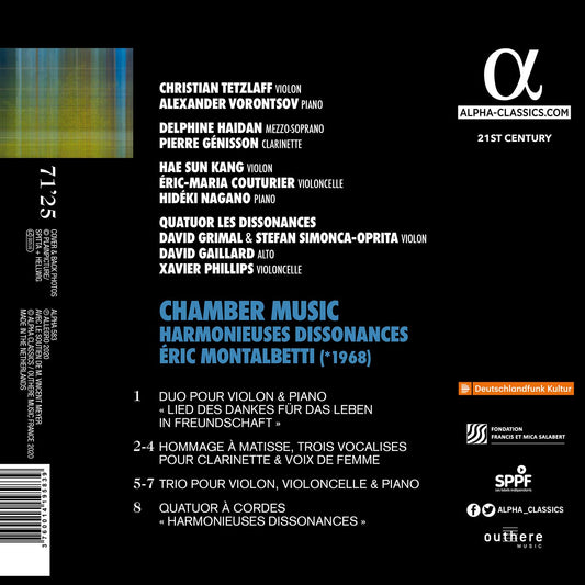 Montalbetti: Chamber Music - Harmonieuses Dissonances