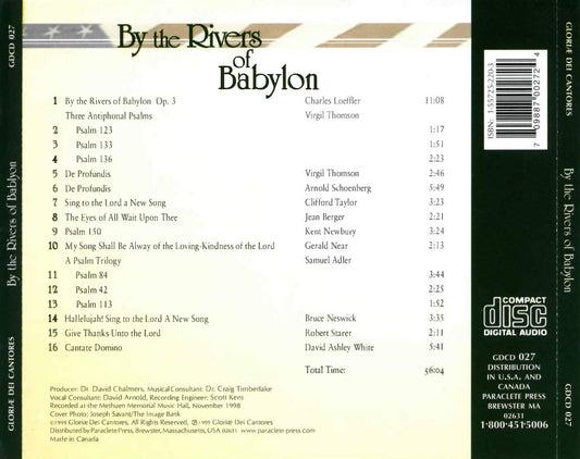 American Psalmody, Vol. 2: By the Rivers of Babylon