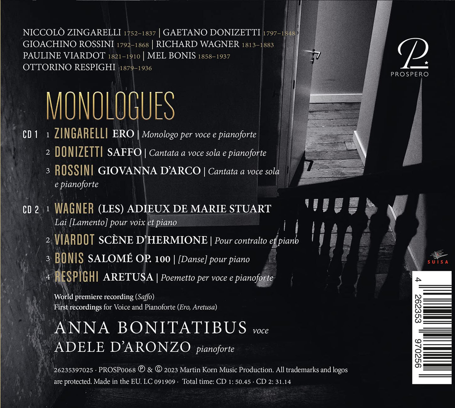 Donizetti, Respighi & Wagner: Monologues