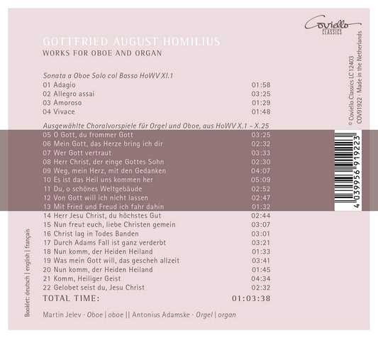 WORKS FOR OBOE & ORGAN