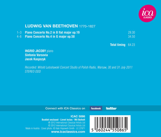 Beethoven: Piano Concertos Nos. 2 & 4
